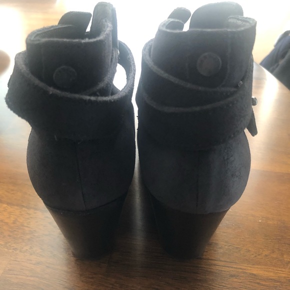 NIB $525 Rag & Bone 'Harrow' Ankle Boots in Asphalt Waxy - sizes 6.5 and 7.5! - Picture 7 of 12